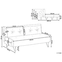 Beliani Tweezitsbank - VESTFOLD Groen Fluweel -Relax Verkoop 037b601a9fd643eb9ed1aba81193e485