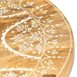 VidaXL Kruk Handgeschilderd 38x38x35 Cm Massief Mangohout -Relax Verkoop 077a175de8e442c290ed891297e175e4