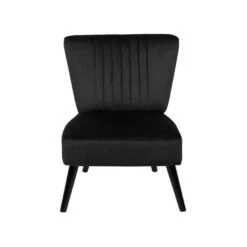 Beliani Fauteuil VAASA - Zwart Fluweel -Relax Verkoop 0be475dc28bd48fa9c0cf354377d928e