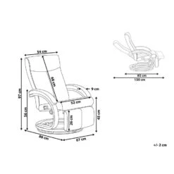 Beliani TV-fauteuil MIGHT - Zwart Kunstleer -Relax Verkoop 0d1e5ae9ae6b4dd1a07a5e4ae4ec20ac
