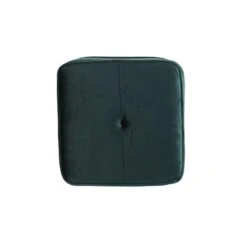 Poef Kiki - Donkergroen - 40x40x35 Cm -Relax Verkoop 1000022114 0111