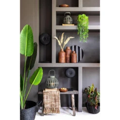 Bankje Sanso - Hout - 80x27x44cm -Relax Verkoop 1000022684 0110