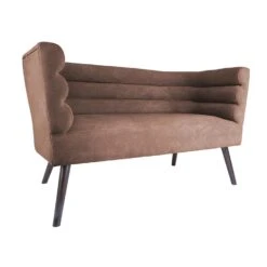 Leitmotiv Bank Explicit - Suede Look Chocolade Bruin - 128x71x74cm 7 Leitmotiv Bank Explicit - Suede Look Chocolade Bruin - 128x71x74cm -Relax Verkoop 1000022685 0111