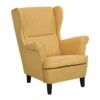 Beliani Oorfauteuil ABSON - Geel Polyester