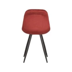 LABEL51 Eetkamerstoel Capri - Rood - Fluweel -Relax Verkoop 1000028340 0103