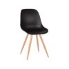LABEL51 Eetkamerstoel Rimini - Zwart - Kunststof