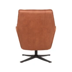 LABEL51 Fauteuil Tod - Cognac - Microfiber -Relax Verkoop 1000028406 0103