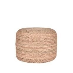 LABEL51 Poef Jute - Naturel - Jute - 50cm