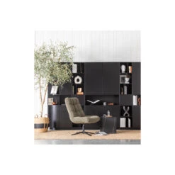 WOOOD Job Draaifauteuil - Teddy - Groen - 101x70x85 -Relax Verkoop 1000031099 0103