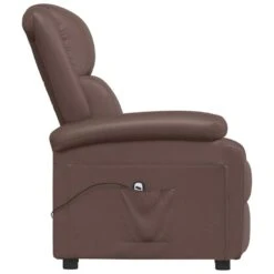 VidaXL Fauteuil Verstelbaar Elektrisch Kunstleer Bruin -Relax Verkoop 1000041997 0103