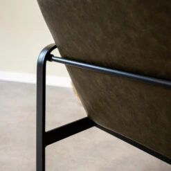 Industriële Fauteuil Mitch Groen - Kunstleder - Groen -Relax Verkoop 1000042020 0103