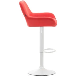 CLP Barkruk Braga Wit Frame Kunstleer - Rood 5 CLP Barkruk Braga Wit Frame Kunstleer - Rood -Relax Verkoop 1000043263 0102
