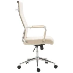 CLP Bureaustoel Columbus Stof - Crème -Relax Verkoop 1000043380 0102