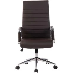 CLP Bureaustoel Columbus Kunstleder - Bruin -Relax Verkoop 1000043396 0101