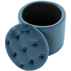 Clp Poef Pantine Blauw -Relax Verkoop 1000045331 0102