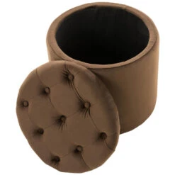 Clp Poef Pantine Bruin -Relax Verkoop 1000045333 0102