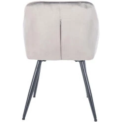 CLP Eetkamerstoel Cassis Fluweel Licht Grijs 7 CLP Eetkamerstoel Cassis Fluweel Licht Grijs -Relax Verkoop 1000053783 0103