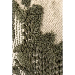 Giga Meubel Poef Kubus Groen/Grijs - 45x45x45cm - Poef Liam -Relax Verkoop 1000054497 0102