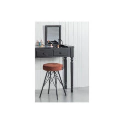 WOOOD Bella Kruk - Velvet - Brick Red - 53x33x33 -Relax Verkoop 1000057165 0102