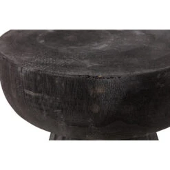 WOOOD Borre Kruk - Hout - Zwart - 40x28x28 -Relax Verkoop 1000057577 0103