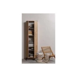 WOOOD Babs Kruk - Hout - Naturel - 41x31x31 -Relax Verkoop 1000057581 0103