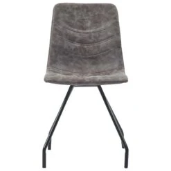 VidaXL Eetkamerstoelen 2 St Kunstleer Donkerbruin -Relax Verkoop 1000057823 0102