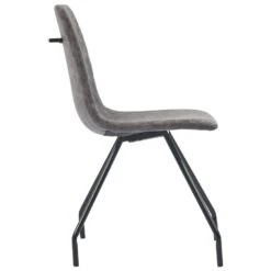 VidaXL Eetkamerstoelen 2 St Kunstleer Donkerbruin -Relax Verkoop 1000057823 0103