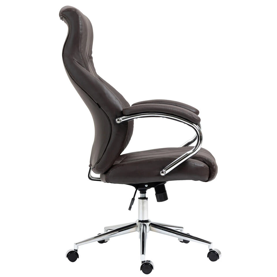 Clp Bureaustoel Wigan Leder Bruin 3 Clp Bureaustoel Wigan Leder Bruin - Image 3