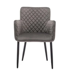 Furnihaus Eetkamerstoel Bryan Velvet Grijs -Relax Verkoop 1000060983 0102