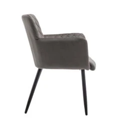 Furnihaus Eetkamerstoel Bryan Velvet Grijs -Relax Verkoop 1000060983 0103