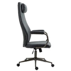 Clp Bureaustoel Pocatello Kunstleder Zwart -Relax Verkoop 1000062576 0102