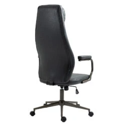 Clp Bureaustoel Pocatello Kunstleder Zwart -Relax Verkoop 1000062576 0103