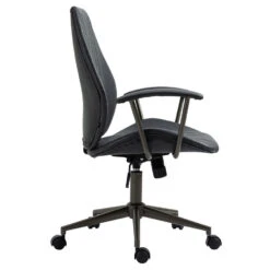 Clp Bureaustoel Nampa Kunstleder Zwart -Relax Verkoop 1000062578 0102