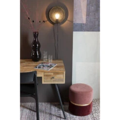 Parya Home Bubble Poef - Roze - Velvet -Relax Verkoop 1000068287 0102