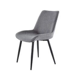 DS4U® Benito Eetkamerstoel 2.0 - Stof - Grijs