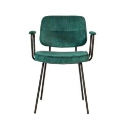 Remco Armstoel Ribstof - Stof - Groen 7 Remco Armstoel Ribstof - Stof - Groen -Relax Verkoop 1000069500 0103