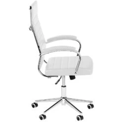 CLP Bureaustoel Mollis Kunstleer Wit -Relax Verkoop 1000071212 0102