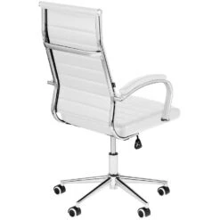 CLP Bureaustoel Mollis Kunstleer Wit -Relax Verkoop 1000071212 0103