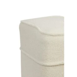 Poef Kiki - Wit - 40x40x35cm -Relax Verkoop 1000072861 0111