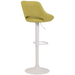 CLP Barkruk Milet Frame Wit Stof Groen -Relax Verkoop 1000073454 0103