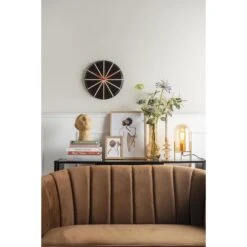 Leitmotiv Bank Royal - Velvet Chocolade Bruin - 128x71x80cm -Relax Verkoop 1000074591 0111