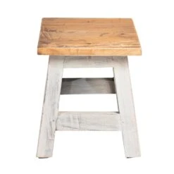 Rootsmann Houten Krukje - Grijs - Hout