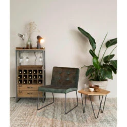 Puur Hólar Fauteuil - Stof - Grijs -Relax Verkoop 1000074922 0102