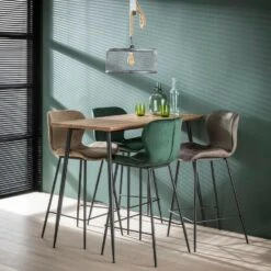 Verona Barstoel 67cm - Stof - Grijs -Relax Verkoop 1000076861 0102