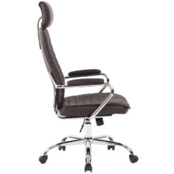 CLP Bureaustoel Rako Leder Bruin -Relax Verkoop 1000080751 0102