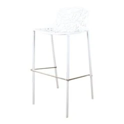 DS4U® Cast Magnolia Barkruk - Aluminium - Wit