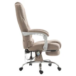 Clp Bureaustoel Pacific Stof Met Massagefunctie Taupe -Relax Verkoop 1000083216 0102