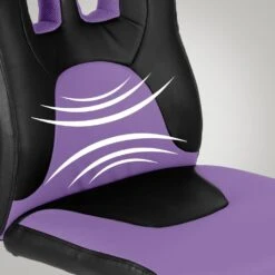 Clp Bureaustoel Fun Kunstleder Paars -Relax Verkoop 1000084050 0103