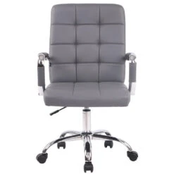 Clp Bureaustoel Deli PRO Kunstleder Grijs -Relax Verkoop 1000085264 0101