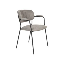 Rein Living Jolien Armstoel - FR - Zwart/Grijs - Set Van 2 -Relax Verkoop 1000087449 0102